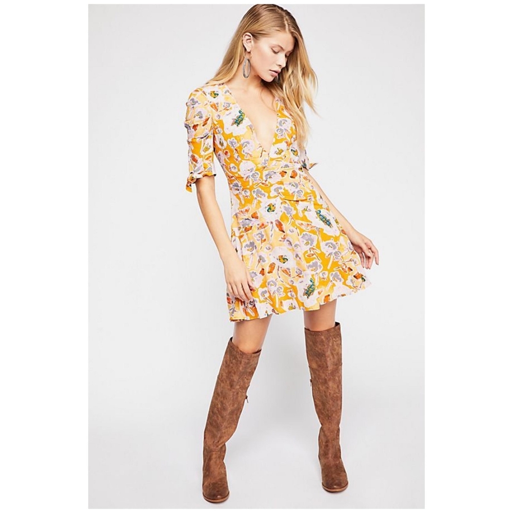 Free People Glow Up Mini Dress